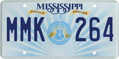 MS license plate MMK264