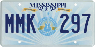 MS license plate MMK297