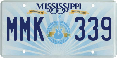 MS license plate MMK339