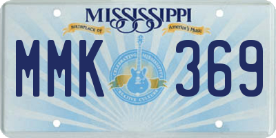 MS license plate MMK369