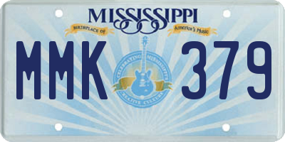 MS license plate MMK379