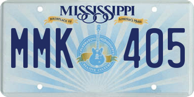 MS license plate MMK405