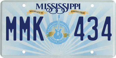 MS license plate MMK434