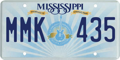 MS license plate MMK435