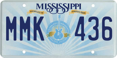MS license plate MMK436