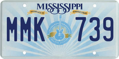 MS license plate MMK739