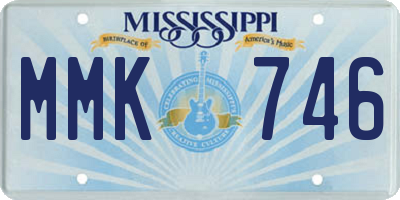 MS license plate MMK746