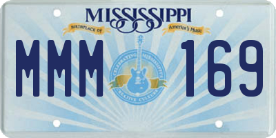 MS license plate MMM169