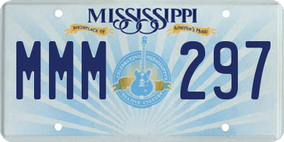 MS license plate MMM297