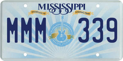 MS license plate MMM339