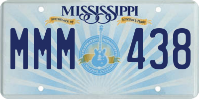 MS license plate MMM438