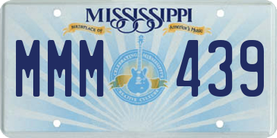MS license plate MMM439