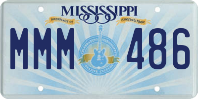 MS license plate MMM486