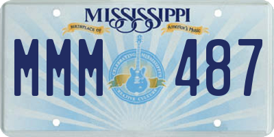 MS license plate MMM487