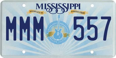 MS license plate MMM557