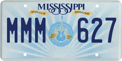 MS license plate MMM627