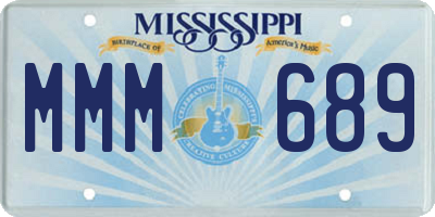 MS license plate MMM689