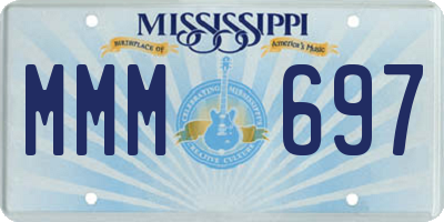 MS license plate MMM697