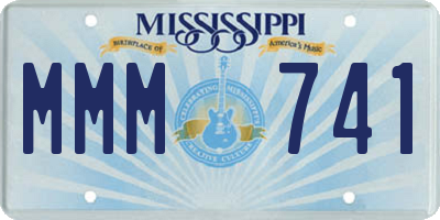 MS license plate MMM741