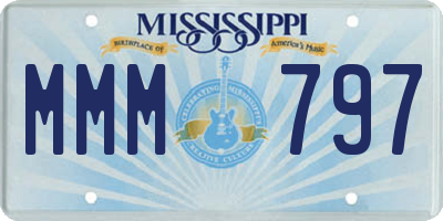 MS license plate MMM797