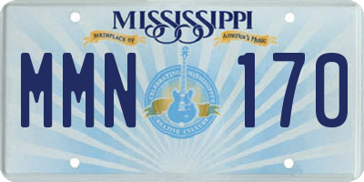 MS license plate MMN170