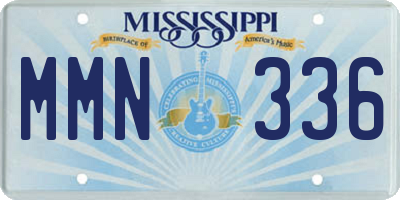 MS license plate MMN336