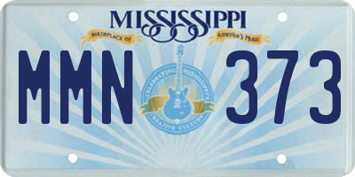 MS license plate MMN373