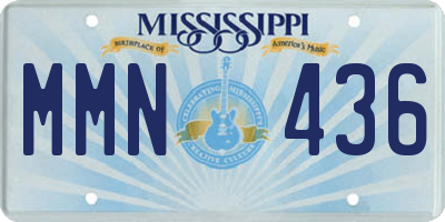 MS license plate MMN436