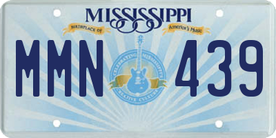 MS license plate MMN439