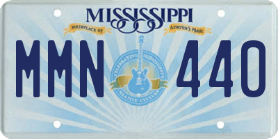 MS license plate MMN440