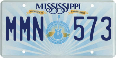 MS license plate MMN573