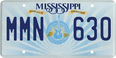 MS license plate MMN630
