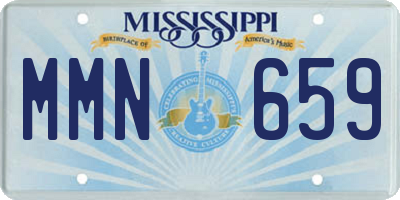 MS license plate MMN659