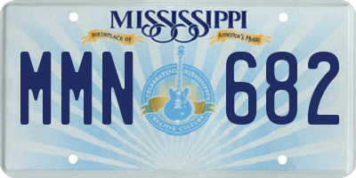 MS license plate MMN682