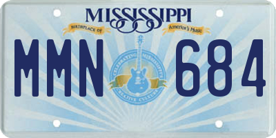MS license plate MMN684