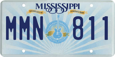 MS license plate MMN811