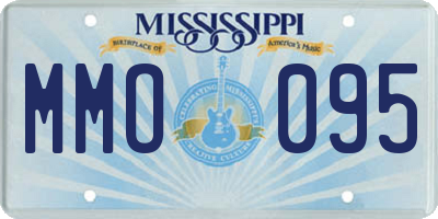 MS license plate MMO095