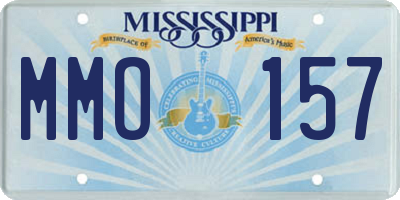 MS license plate MMO157