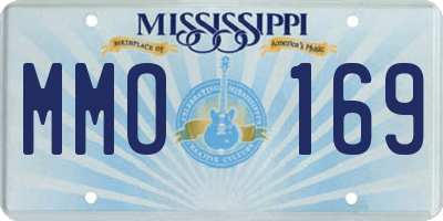 MS license plate MMO169