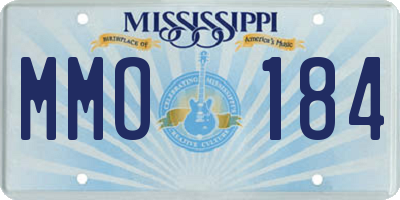 MS license plate MMO184