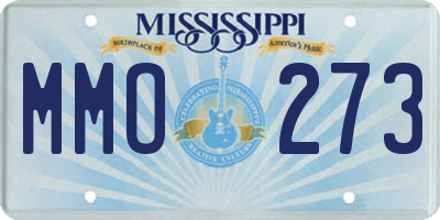 MS license plate MMO273