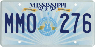 MS license plate MMO276