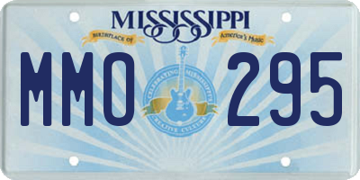 MS license plate MMO295