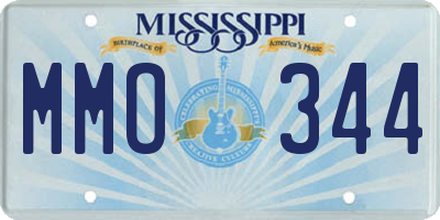 MS license plate MMO344