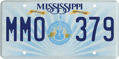 MS license plate MMO379
