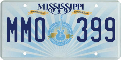 MS license plate MMO399