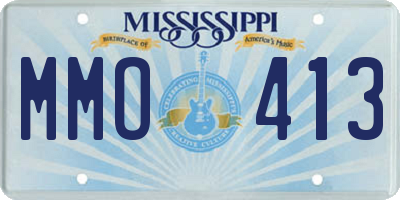 MS license plate MMO413