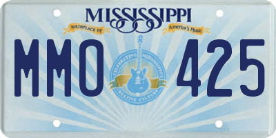 MS license plate MMO425