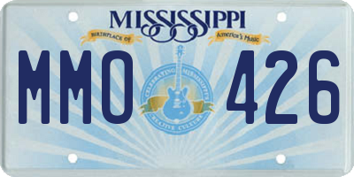 MS license plate MMO426