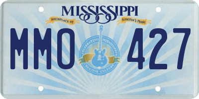 MS license plate MMO427